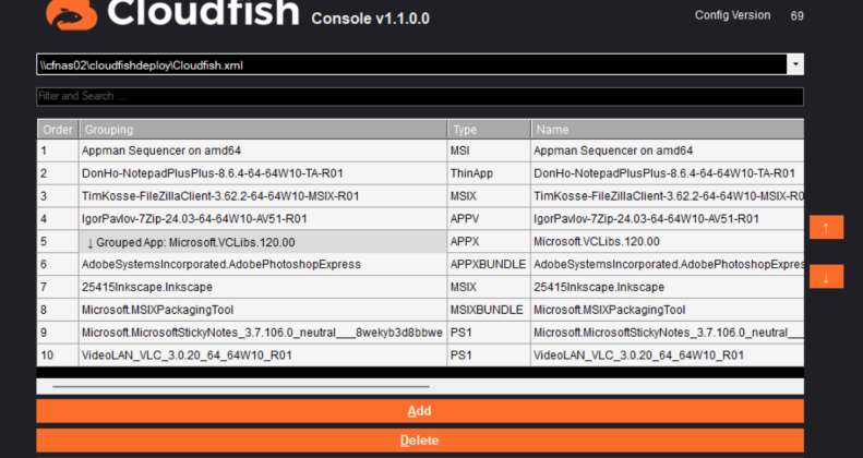 Cloudfish Console